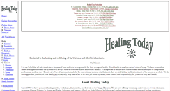 Desktop Screenshot of healingtoday.com