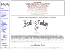 Tablet Screenshot of healingtoday.com